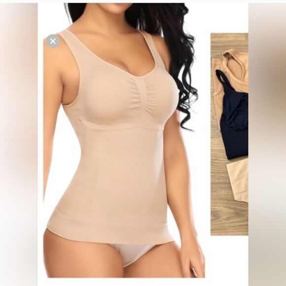 GUESS BUNDLE OF 2 TOPS G by Guess Tummy Control Camisole Tank Shapewear NWT/NWOT - Picture 5 of 6